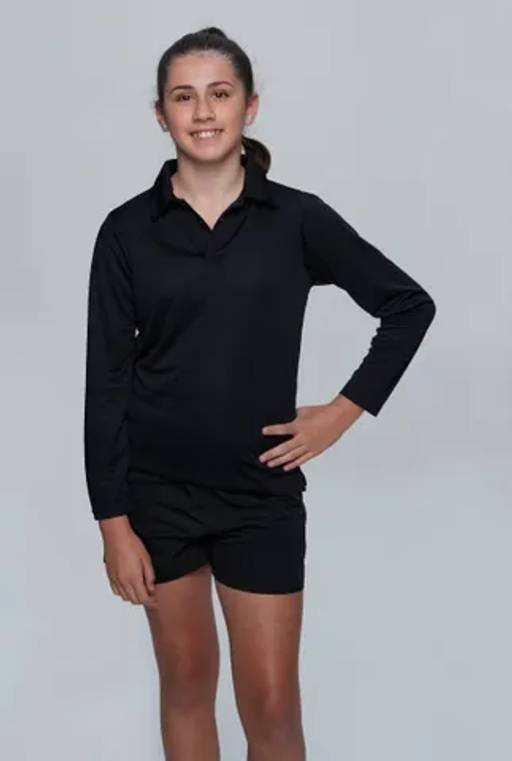 Long sleeve polo uniform dress Clearance